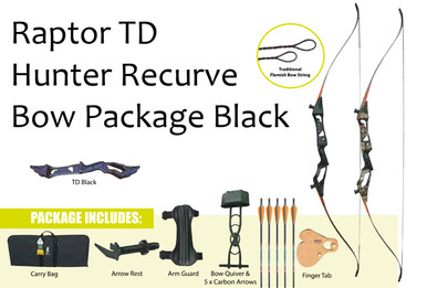 Redzone Raptor TD Hunter Camo Package 50lbs 58"