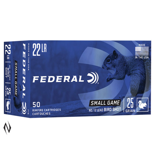 Federal 22LR No 12 Birdshot- BULK 2500RND