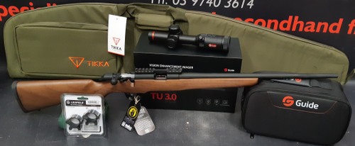 SPRINGFIELD 2020 RIMFIRE 22LR CLASSIC SELECT WALNUT 20" 10 SHOT THERMAL PACKAGE SPRINGFIELD 2020 RIMFIRE 22LR CLASSIC SELECT WALNUT 20" 10 SHOT THERMAL PACKAGE