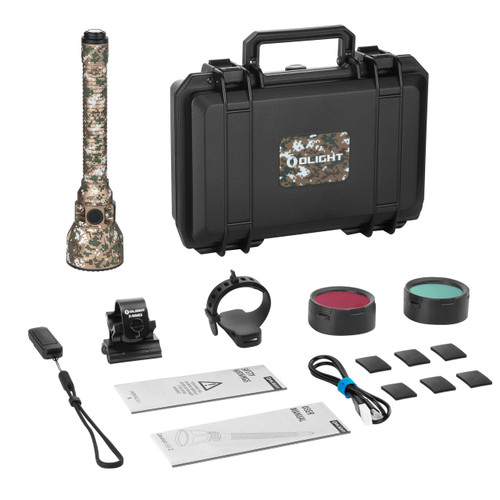 Olight Javelot Turbo 2 Powerful Hunting Torch Kit 1800Lumens Digital Camouflage