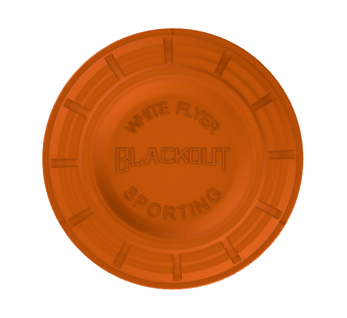 White Flyer Blackout Trap/Skeet Standard Orange Top 108mm