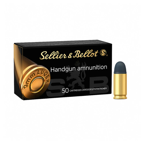 Sellier & Bellot 9MM 124gr LRN 1000 BULK