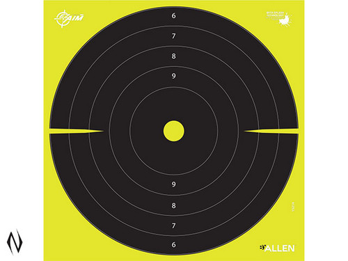 ALLEN EZ AIM SPLASH REACTIVE 12" BULLSEYE TARGET PEEL AWAY 30 PAD
