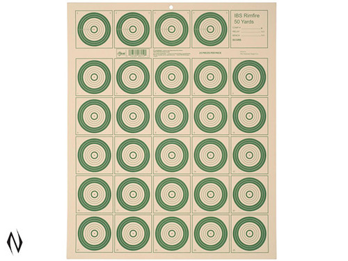 ALLEN IBS RIMFIRE PAPER TARGET 14" 25PK