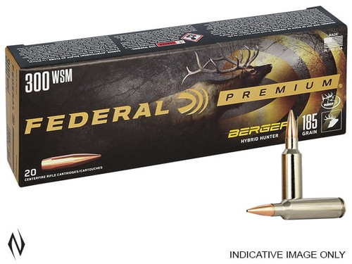 FEDERAL 300 WSM 185GR BERGER HYBRID HUNTER