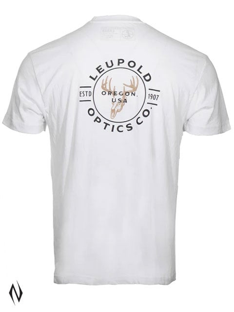 LEUPOLD BUCK COUNTRY TEE WHITE X-LARGE