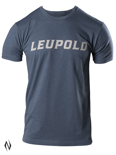 LEUPOLD WORDMARK TEE INDIGO HEATHER LARGE