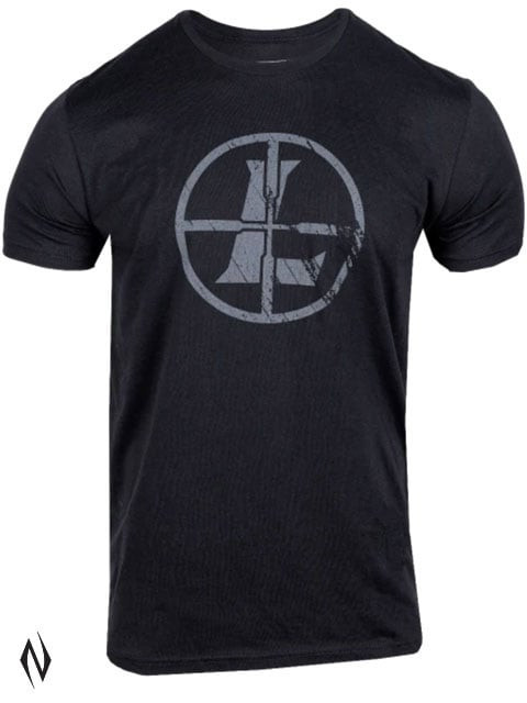 LEUPOLD DISTRESSED RETICLE TEE BLACK XXXL