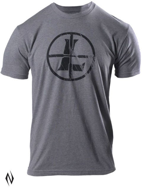 LEUPOLD DISTRESSED RETICLE TEE GRAPHITE HEATHER XX-LARGE