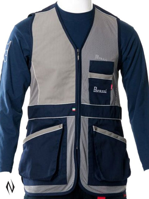 PERAZZI TEKNO SHOOTING VEST BLUE SIZE 52