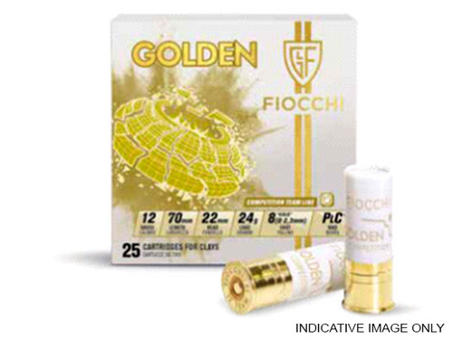 FIOCCHI GOLDEN X 12G 24GR 7.5 1360FPS