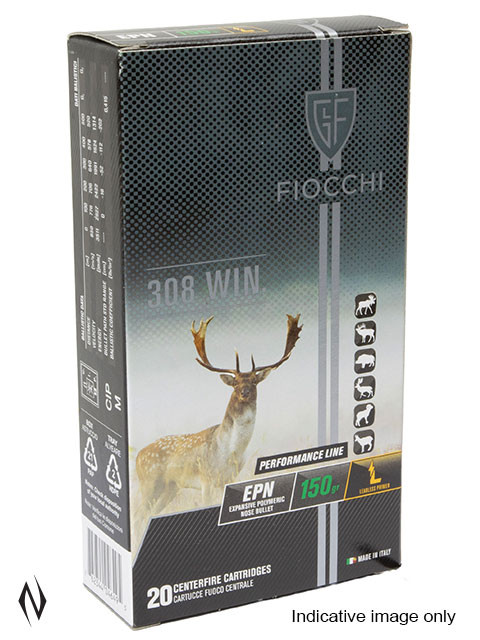 FIOCCHI 30-06 165GR HPBT PERFORMANCE 20 PK