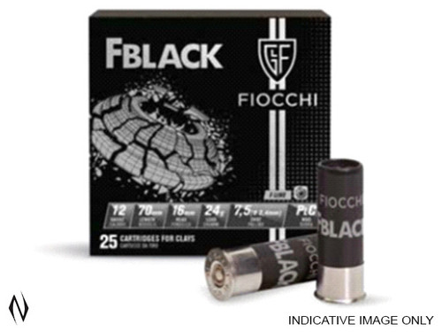 FIOCCHI FBLACK 12G 28GR 7.5 1295FPS