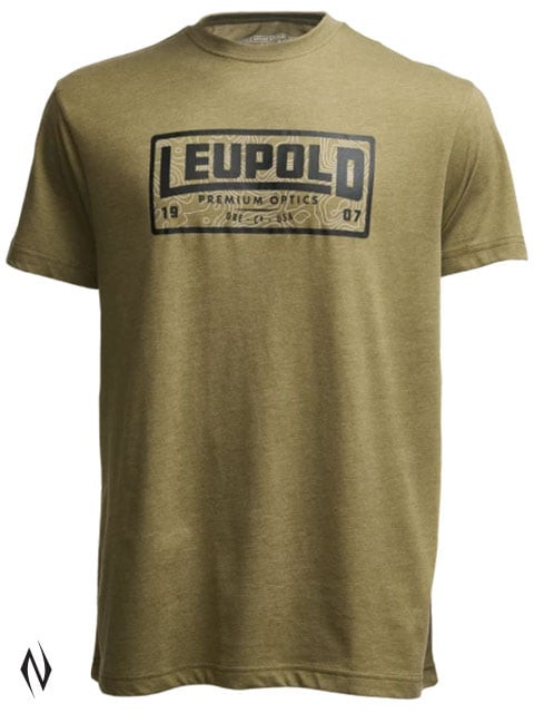 LEUPOLD PREMIUM OPTICS TEE OLIVE XX-LARGE
