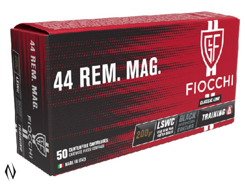 FIOCCHI 44 REM MAG 200GR LRN CLASSIC 50 PK