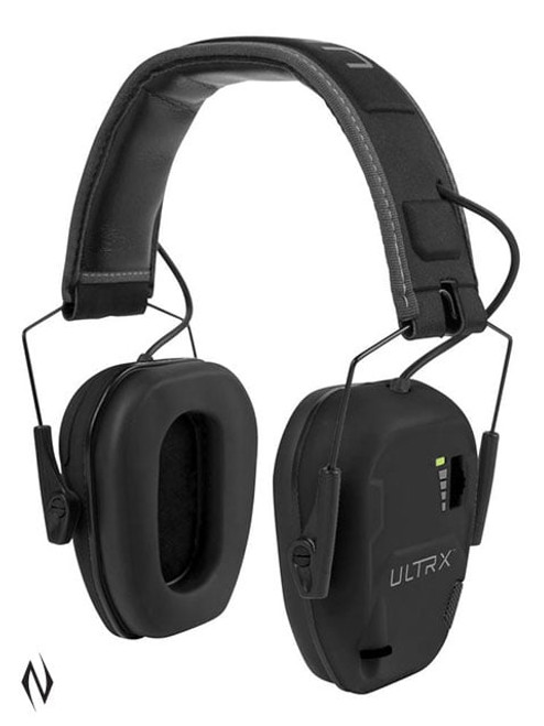 ALLEN ULTRX BIONIC ELECTRONIC EAR MUFFS MIDNIGHT GREY 22NRR