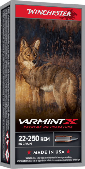 Winchester Varmint X 22-250REM 55gr PT
