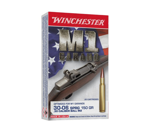 Winchester M1 Garand 30-06SPRG 150gr FMJ BULK 200 Rounds