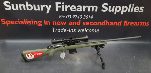 Ruger American Predator 223 + Scope/Bipod S/H AV339