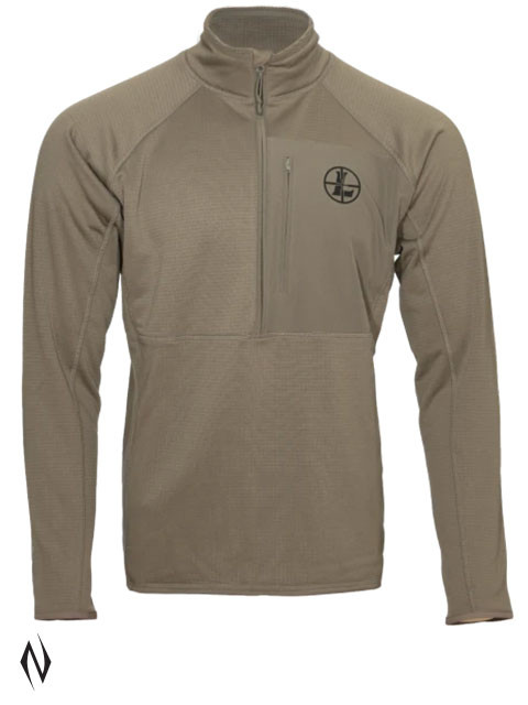LEUPOLD VELUM 1/2 ZIP FLEECE ASH GREEN MED