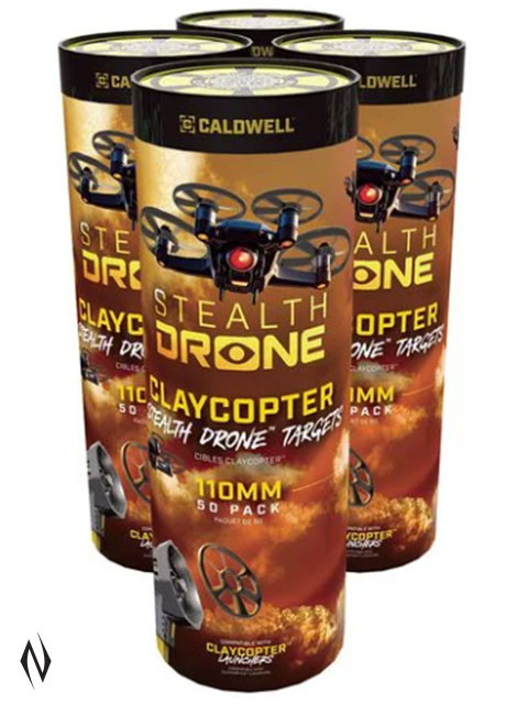 CALDWELL CLAY COPTER TARGET DISK 110MM STEALTH DRONE 50PK