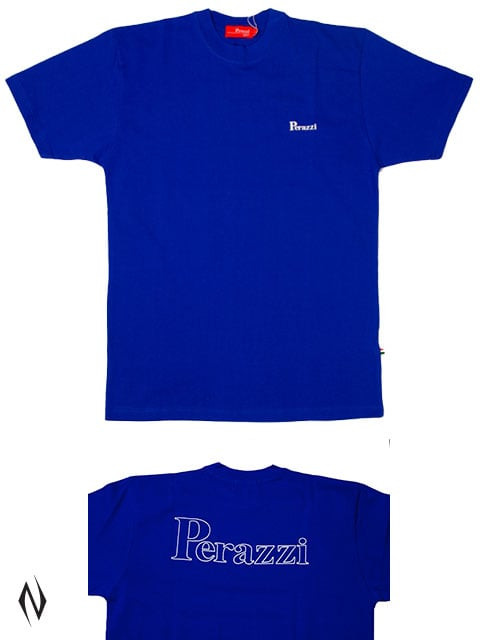 PERAZZI BASIC T SHIRT BLUE SMALL