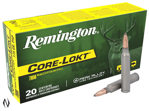 REMINGTON 7MM BACKCOUNTRY 175GR PSP CORE LOKT