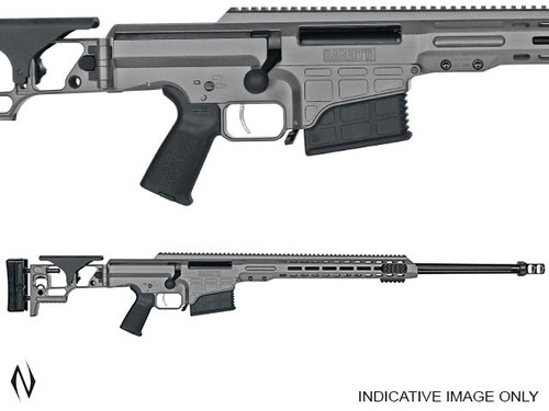 BARRETT MRAD FOLDING STOCK 7MM PRC 26" FLUTED TUNGSTEN GREY