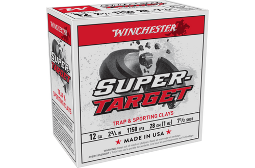 Winchester Super Target 12ga 1150fps 7.5 2-3/4in 28gm SLAB