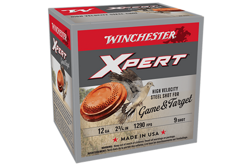 Winchester Xpert Game & Target 12G 9 Steel 2-3/4" 1290fps SLAB