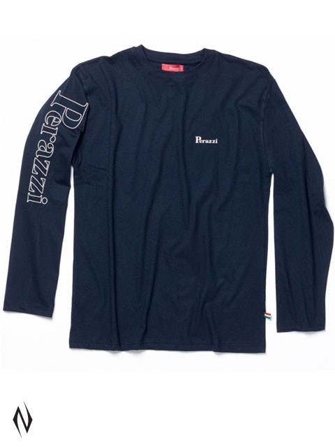 PERAZZI BASIC T SHIRT LONG SLEEVE BLUE XXX LARGE