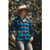 RL Womens Organic Check Shirt Blue