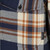 RL Mens Organic Check Shirt Navy/Brown