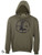 LEUPOLD DISTRESSED RETICLE HOODIE ASH GREEN XXX-LARGE