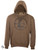 LEUPOLD DISTRESSED RETICLE HOODIE OTTER SMALL