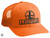 LEUPOLD RETICLE TRUCKER CAP FLAT BILL BLAZE ORANGE