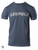 LEUPOLD WORDMARK TEE INDIGO HEATHER MED