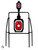 ALLEN STEEL SILHOUETTE SPINNER TARGET RIMFIRE & CENTREFIRE PISTOL XXXX