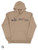 PERAZZI ORGANIC SWEATSHIRT HOODIE ALTERNATING PRINT WET SAND LARGE