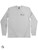 PERAZZI CLASSIC LONG SLEEVE T SHIRT STORM GREY - BLACK LOGO LARGE