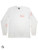PERAZZI CLASSIC LONG SLEEVE T SHIRT WHITE - RED LOGO X LARGE