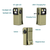 Olight Oclip Ultra Rechargeable Mini Clip On Torch with Floodlight, Spotlight and UV Light