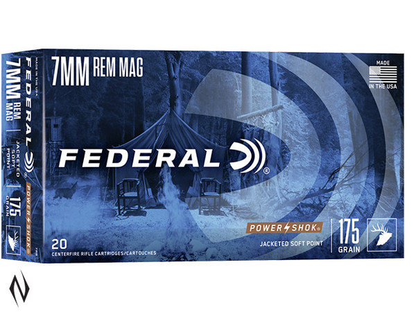 Federal 7mm Rem Mag 175gr SP Power-shok
