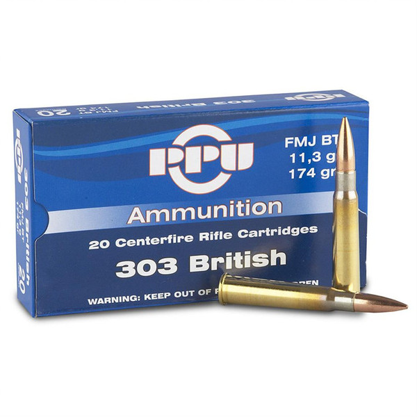 PPU 303British 174gr FMJBT