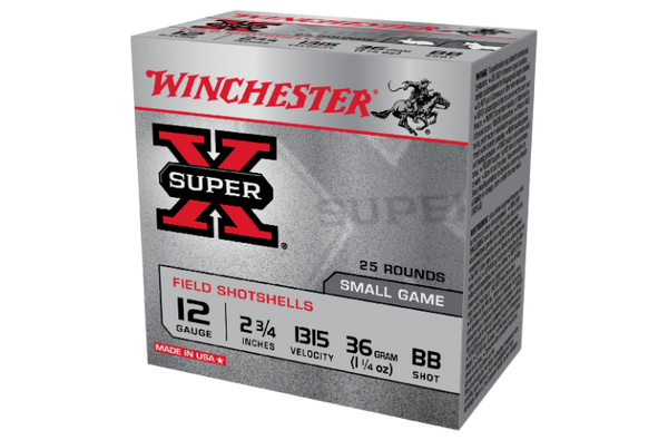 Winchester SuperX 12G BB 2-3/4in 36gr
