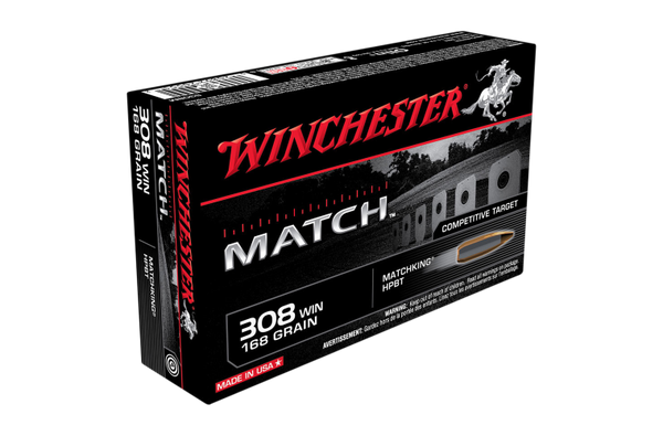 Winchester Match 308WIN 168gr Sierra BTHP