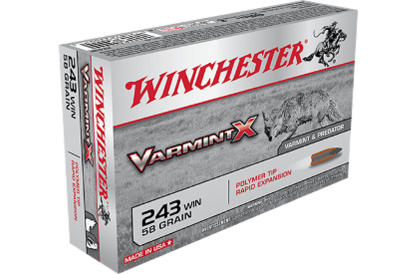 Winchester VarmintX 243WIN 58gr PT