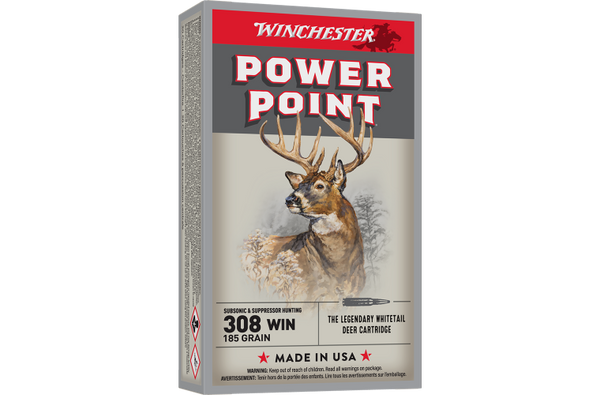 Winchester Power Point 308WIN 185gr Subsonic