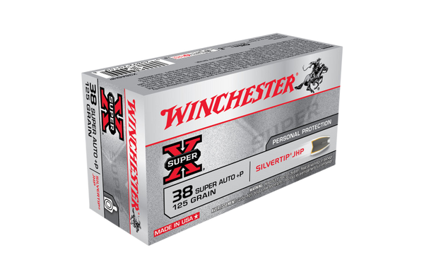 Winchester SuperX 38SuperAuto+P 125gr STHP