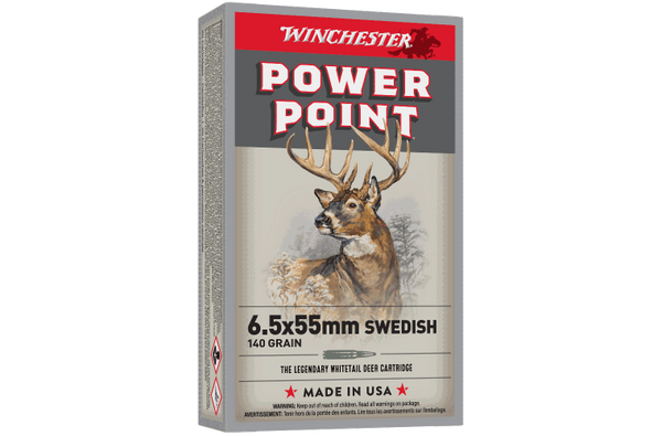 Winchester Power Point 6.5x55Swedish 140gr SP